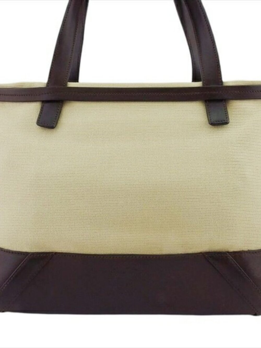 HUNTING WORLD Tote Bag Beige brown gold Women Authentic secondhand